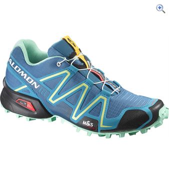 Salomon Speedcross 3 Women's Trail Running Shoes - Size: 6 - Colour: Blue / Green